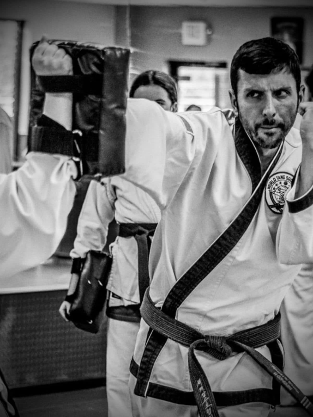 Kids martial arts class at East Coast Karate